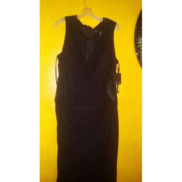 MARINA EMBELLISH FAUX WRAP GOWN 🆕 - Picture 5 of 8